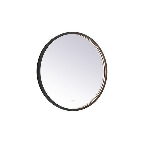 Elegant Decor Pier 24" LED Mirror/3000K/4200K/6400K, Black