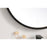 Elegant Decor Pier 24" LED Mirror/3000K/4200K/6400K, Black