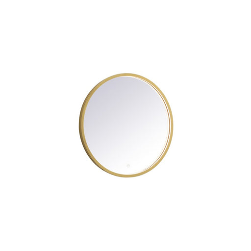 Elegant Decor Pier 24" LED Mirror/3000K/4200K/6400K, Brass