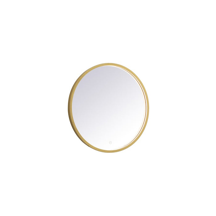 Elegant Decor Pier 24" LED Mirror/3000K/4200K/6400K, Brass