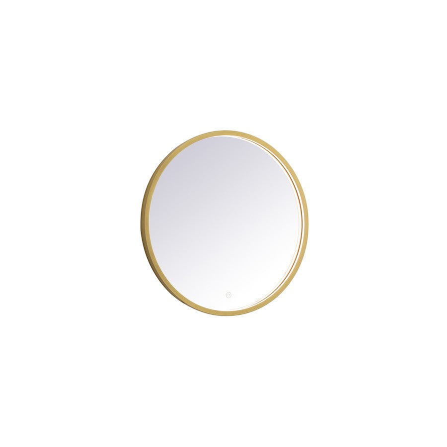 Elegant Decor Pier 24" LED Mirror/3000K/4200K/6400K, Brass