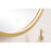 Elegant Decor Pier 24" LED Mirror/3000K/4200K/6400K, Brass