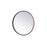 Elegant Decor Pier 28" LED Mirror/3000K/4200K/6400K, Black