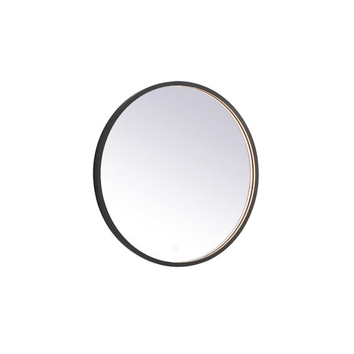 Elegant Decor Pier 28" LED Mirror/3000K/4200K/6400K, Black