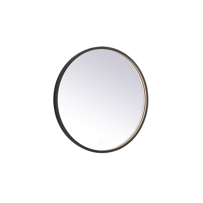 Elegant Decor Pier 28" LED Mirror/3000K/4200K/6400K, Black