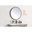 Elegant Decor Pier 28" LED Mirror/3000K/4200K/6400K, Black