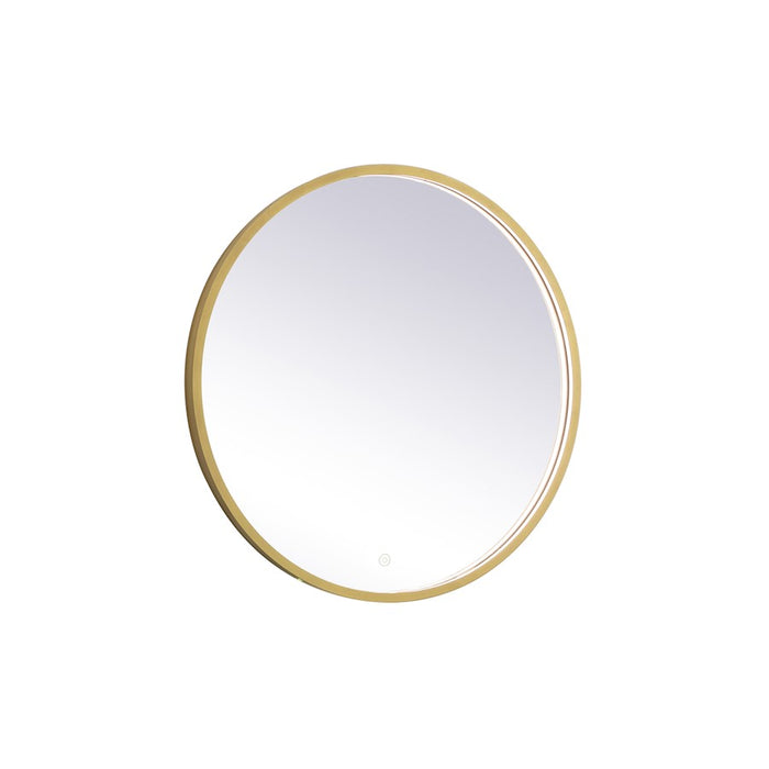 Elegant Decor Pier 28" LED Mirror/3000K/4200K/6400K, Brass