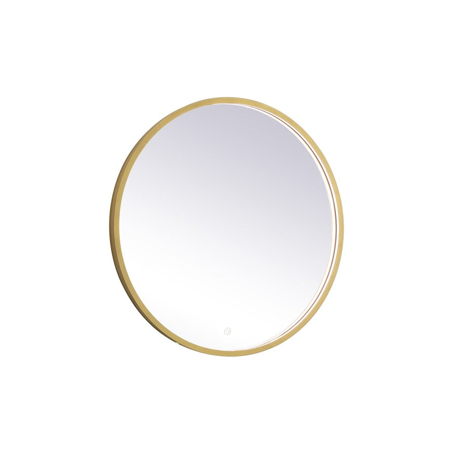Elegant Decor Pier 28" LED Mirror/3000K/4200K/6400K, Brass