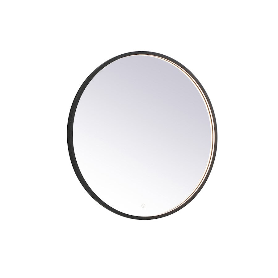 Elegant Decor Pier 32" LED Mirror/3000K/4200K/6400K, Black