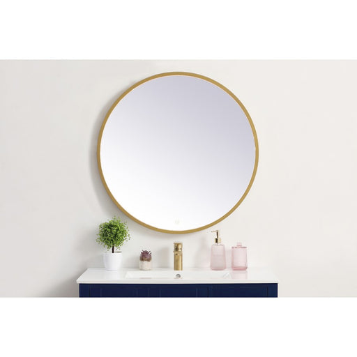 Elegant Decor Pier 32" LED Mirror/3000K/4200K/6400K, Brass