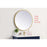 Elegant Decor Pier 32" LED Mirror/3000K/4200K/6400K, Brass