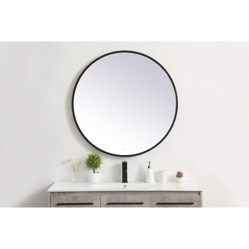 Elegant Decor Pier 36" LED Mirror/3000K/4200K/6400K, Black