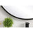 Elegant Decor Pier 36" LED Mirror/3000K/4200K/6400K, Black