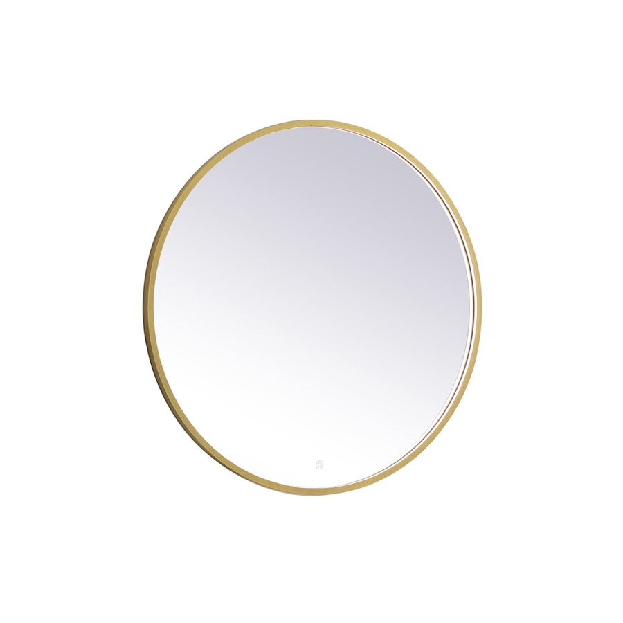 Elegant Decor Pier 36" LED Mirror/3000K/4200K/6400K, Brass