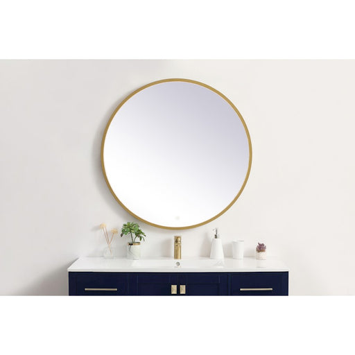 Elegant Decor Pier 36" LED Mirror/3000K/4200K/6400K, Brass