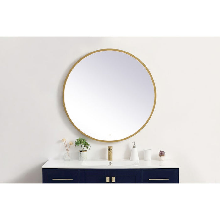 Elegant Decor Pier 36" LED Mirror/3000K/4200K/6400K, Brass