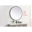 Elegant Decor Pier 39" LED Mirror/3000K/4200K/6400K, Black