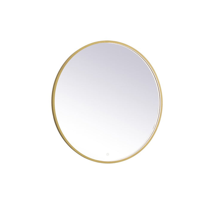 Elegant Decor Pier 39" LED Mirror/3000K/4200K/6400K, Brass