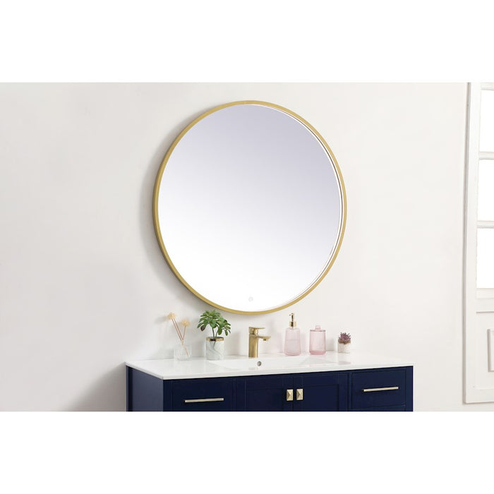 Elegant Decor Pier 39" LED Mirror/3000K/4200K/6400K, Brass