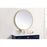 Elegant Decor Pier 39" LED Mirror/3000K/4200K/6400K, Brass