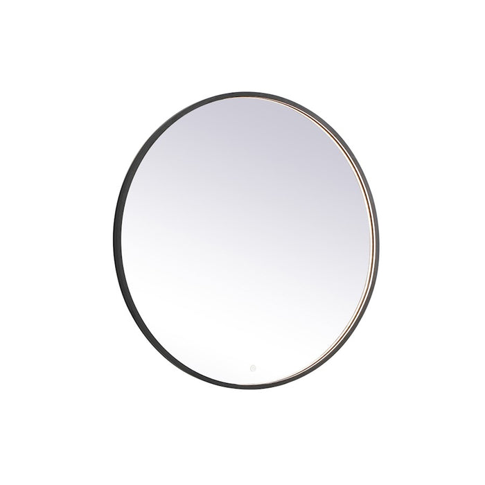 Elegant Decor Pier 42" LED Mirror/3000K/4200K/6400K, Black