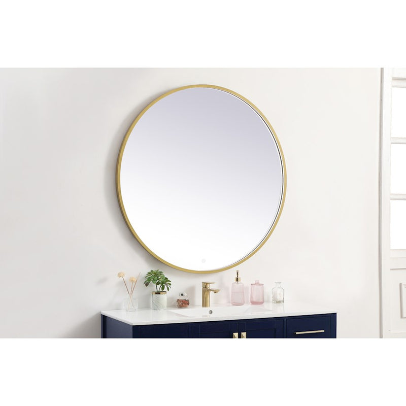 Elegant Decor Pier 42" LED Mirror/3000K/4200K/6400K, Brass
