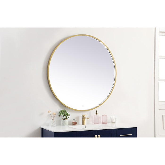 Elegant Decor Pier 42" LED Mirror/3000K/4200K/6400K, Brass