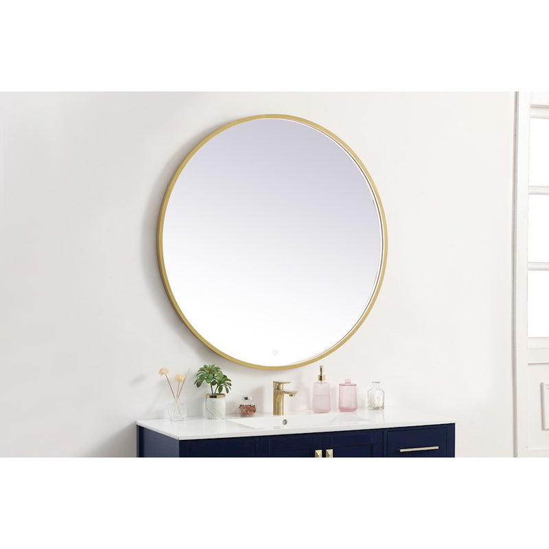 Elegant Decor Pier 42" LED Mirror/3000K/4200K/6400K, Brass