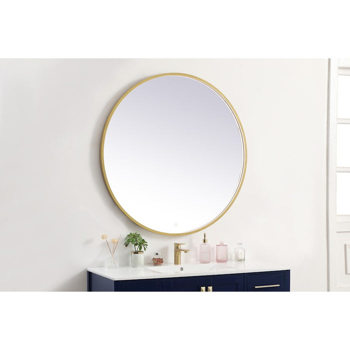 Elegant Decor Pier 42" LED Mirror/3000K/4200K/6400K, Brass