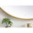 Elegant Decor Pier 42" LED Mirror/3000K/4200K/6400K, Brass