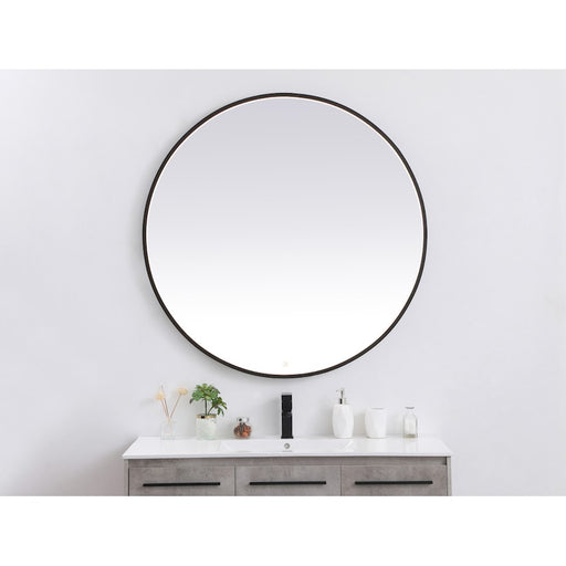 Elegant Decor Pier 45" LED Mirror/3000K/4200K/6400K, Black