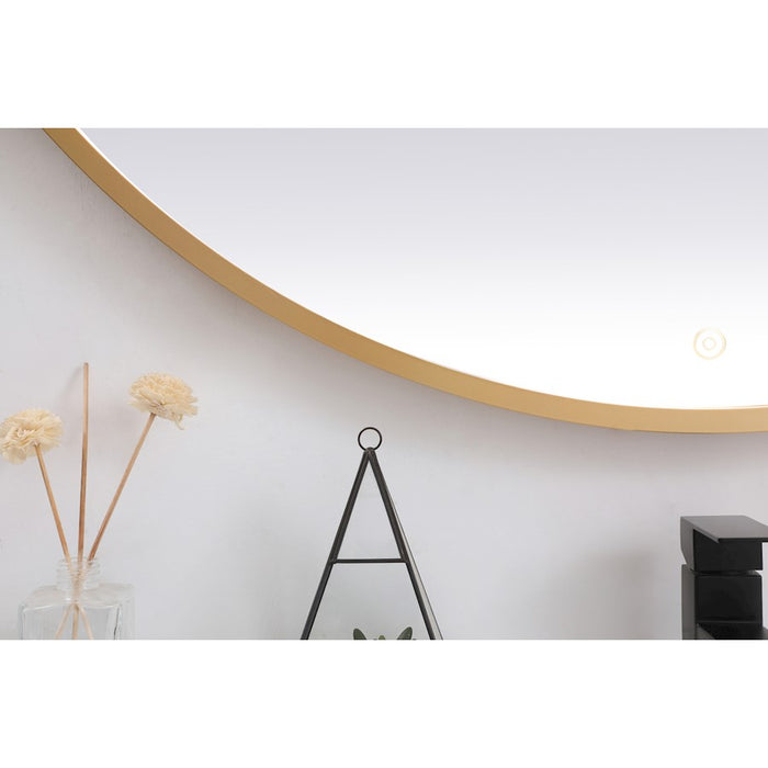 Elegant Decor Pier 45" LED Mirror/3000K/4200K/6400K, Brass