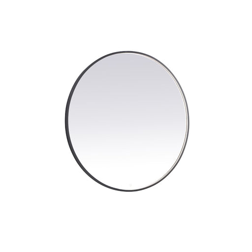 Elegant Decor Pier 48" LED Mirror/3000K/4200K/6400K, Black