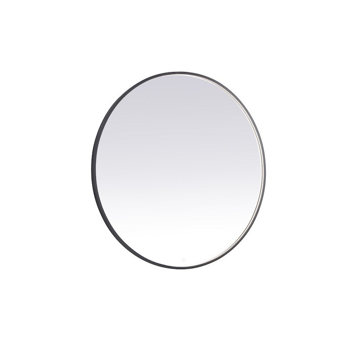 Elegant Decor Pier 48" LED Mirror/3000K/4200K/6400K, Black