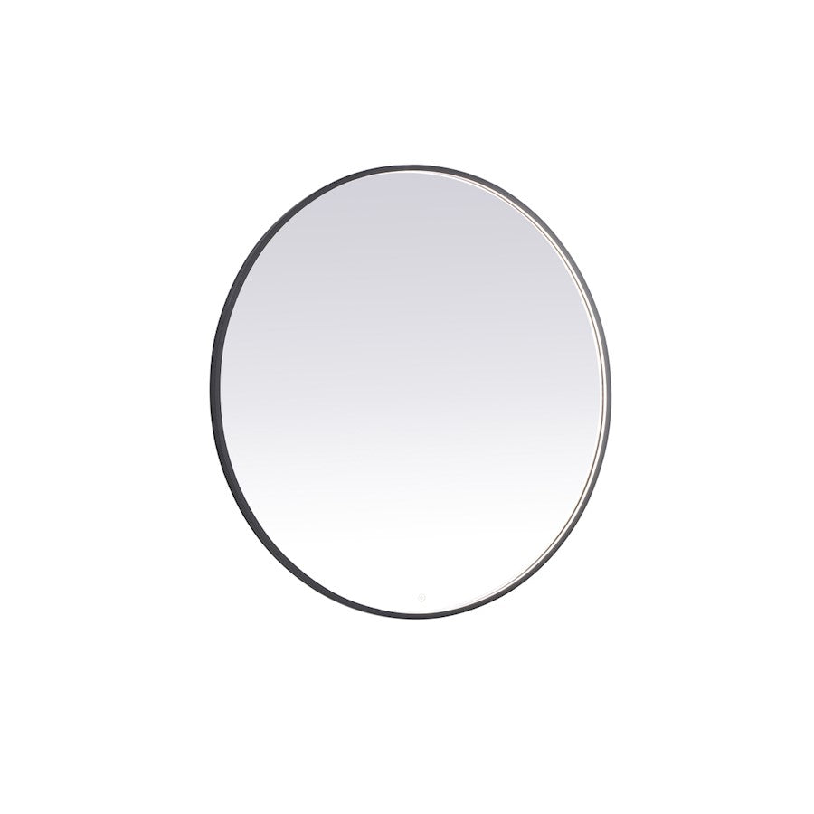 Elegant Decor Pier 48" LED Mirror/3000K/4200K/6400K, Black