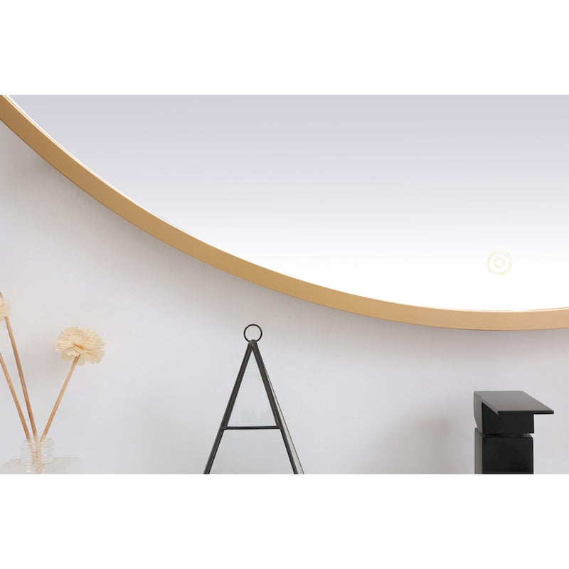 Elegant Decor Pier 48" LED Mirror/3000K/4200K/6400K, Brass