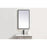 Elegant Decor Pier 18X30" LED Mirror/3000K/4200K/6400K, Black