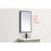 Elegant Decor Pier 18X30" LED Mirror/3000K/4200K/6400K, Black