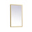 Elegant Decor Pier 18X30" LED Mirror/3000K/4200K/6400K, Brass
