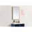 Elegant Decor Pier 18X30" LED Mirror/3000K/4200K/6400K, Brass