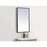 Elegant Decor Pier 18X36" LED Mirror/3000K/4200K/6400K, Black
