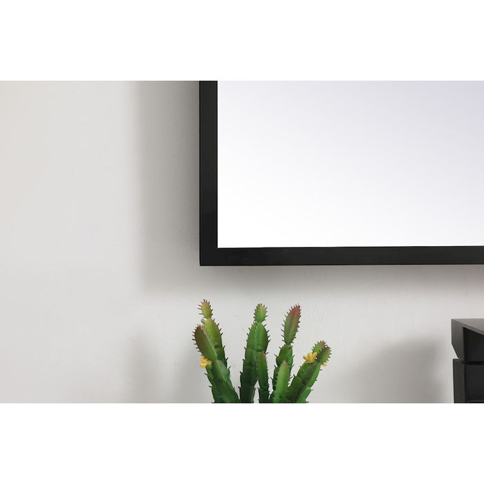 Elegant Decor Pier 18X36" LED Mirror/3000K/4200K/6400K, Black