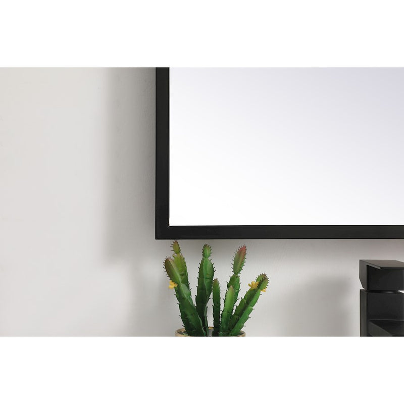 Elegant Decor Pier 20X30" LED Mirror/3000K/4200K/6400K, Black