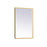 Elegant Decor Pier 20X30" LED Mirror/3000K/4200K/6400K, Brass