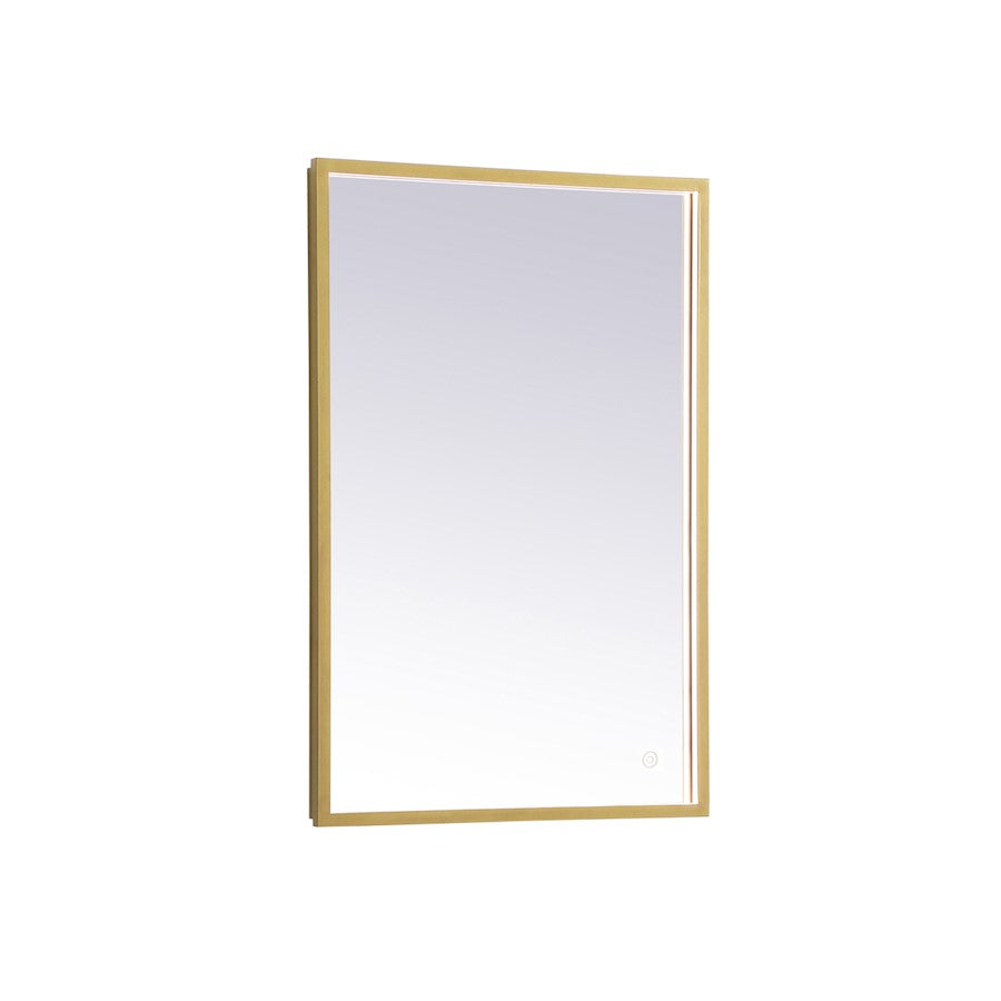Elegant Decor Pier 20X30" LED Mirror/3000K/4200K/6400K, Brass