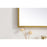 Elegant Decor Pier 20X30" LED Mirror/3000K/4200K/6400K, Brass