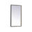 Elegant Decor Pier 20X36" LED Mirror/3000K/4200K/6400K, Black