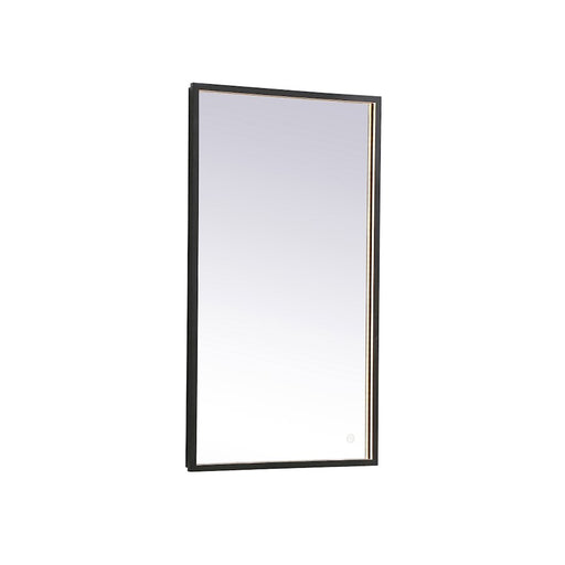Elegant Decor Pier 20X36" LED Mirror/3000K/4200K/6400K, Black