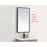 Elegant Decor Pier 20X36" LED Mirror/3000K/4200K/6400K, Black
