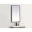 Elegant Decor Pier 20X36" LED Mirror/3000K/4200K/6400K, Black
